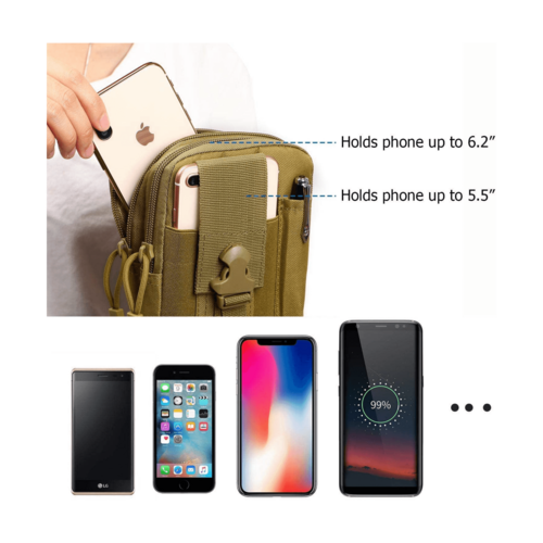 Taktické MOLLE pouzdro na opasek – odolná kapsa pro outdoor a turistiku