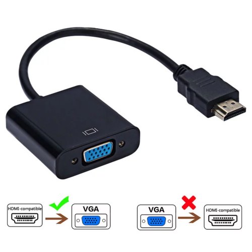 Adaptér HDMI na VGA, 1080P, pro Xbox, PS4 i PC