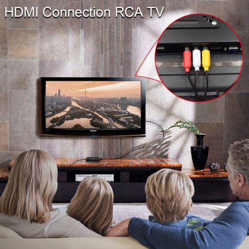 Převodník HDMI na AV (RCA) – Video a Audio adaptér