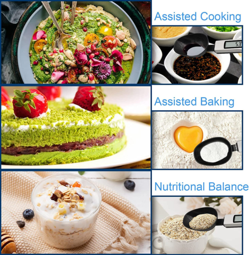 Digitální lžíce s váhou do 500 g – přesná kuchyňská váha s LCD displejem