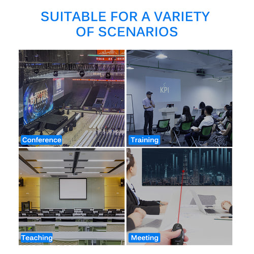 Bezdrátový prezentér a laserové ukazovátko 2.4 GHz – dosah 10 m